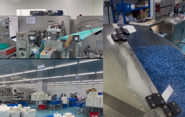 Brake pad production line